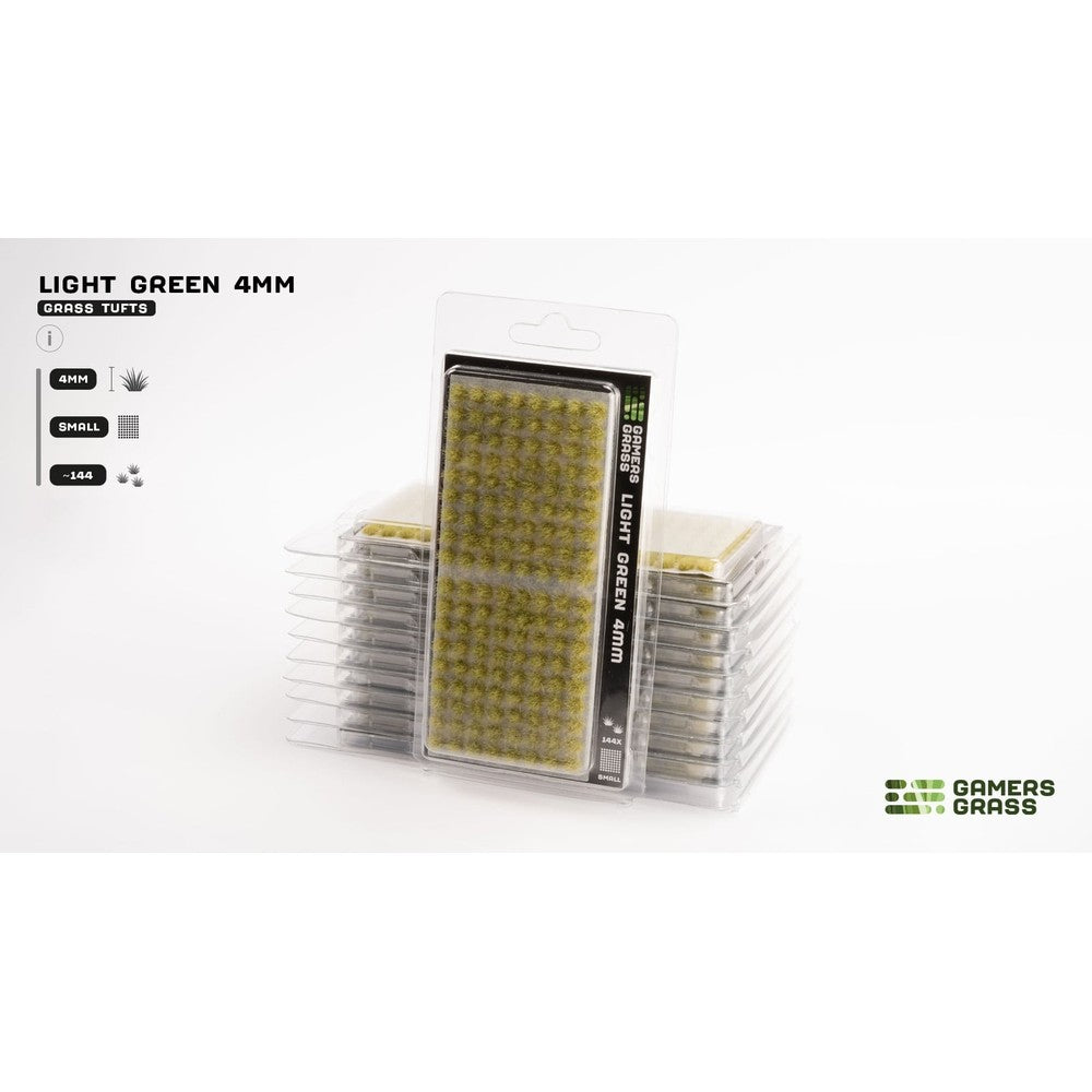 PREORDER Gamers Grass - Grass Tufts - Light Green 4mm - Small