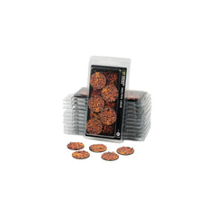 PREORDER Gamers Grass - Battle Ready Toppers - Molten Lava - Round 40mm (x5)