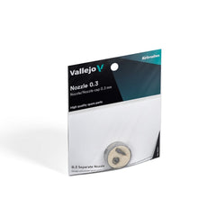 PREORDER Vallejo - Hobby Tools - 0.3 Replacement nozzle/nozzle cap (Innovator Profinish & EasyAir)