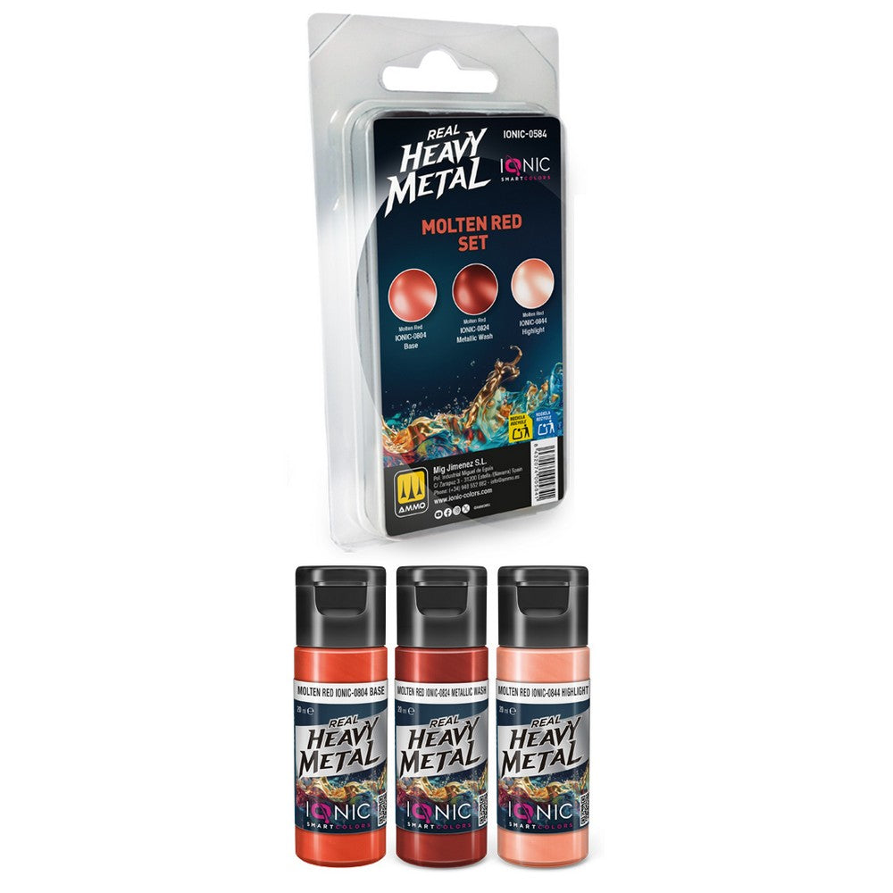 PREORDER IONIC - Real Heavy Metal Molten Red Set