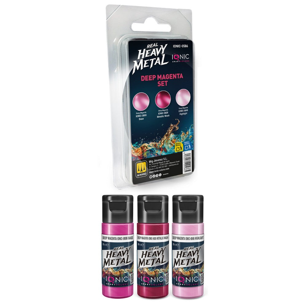 PREORDER IONIC - Real Heavy Metal Deep Magenta Set