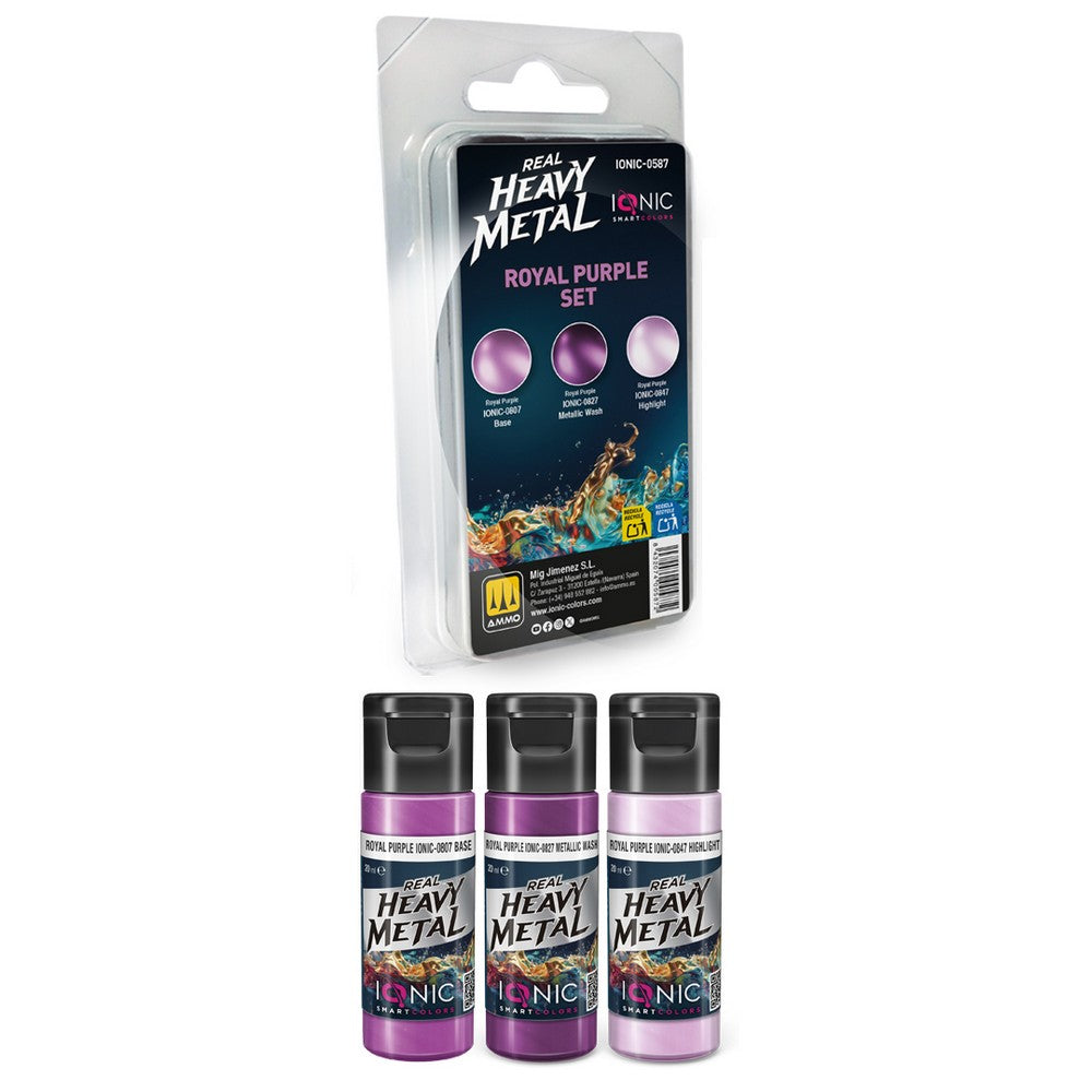 PREORDER IONIC - Real Heavy Metal Royal Purple Set