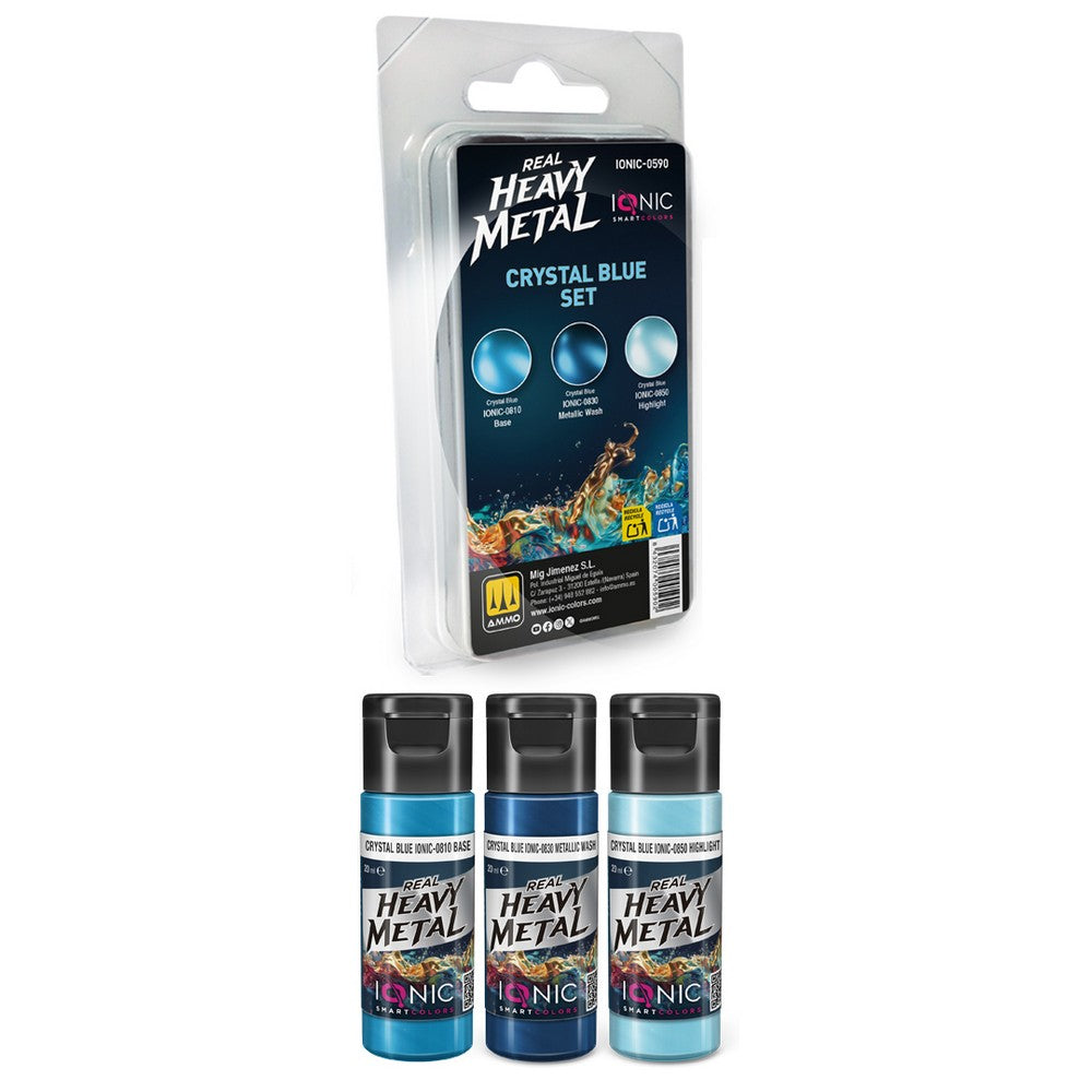 PREORDER IONIC - Real Heavy Metal Crystal Blue Set