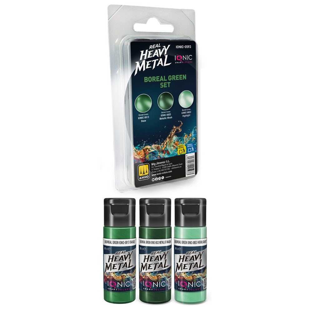 PREORDER IONIC - Real Heavy Metal Boreal Green Set
