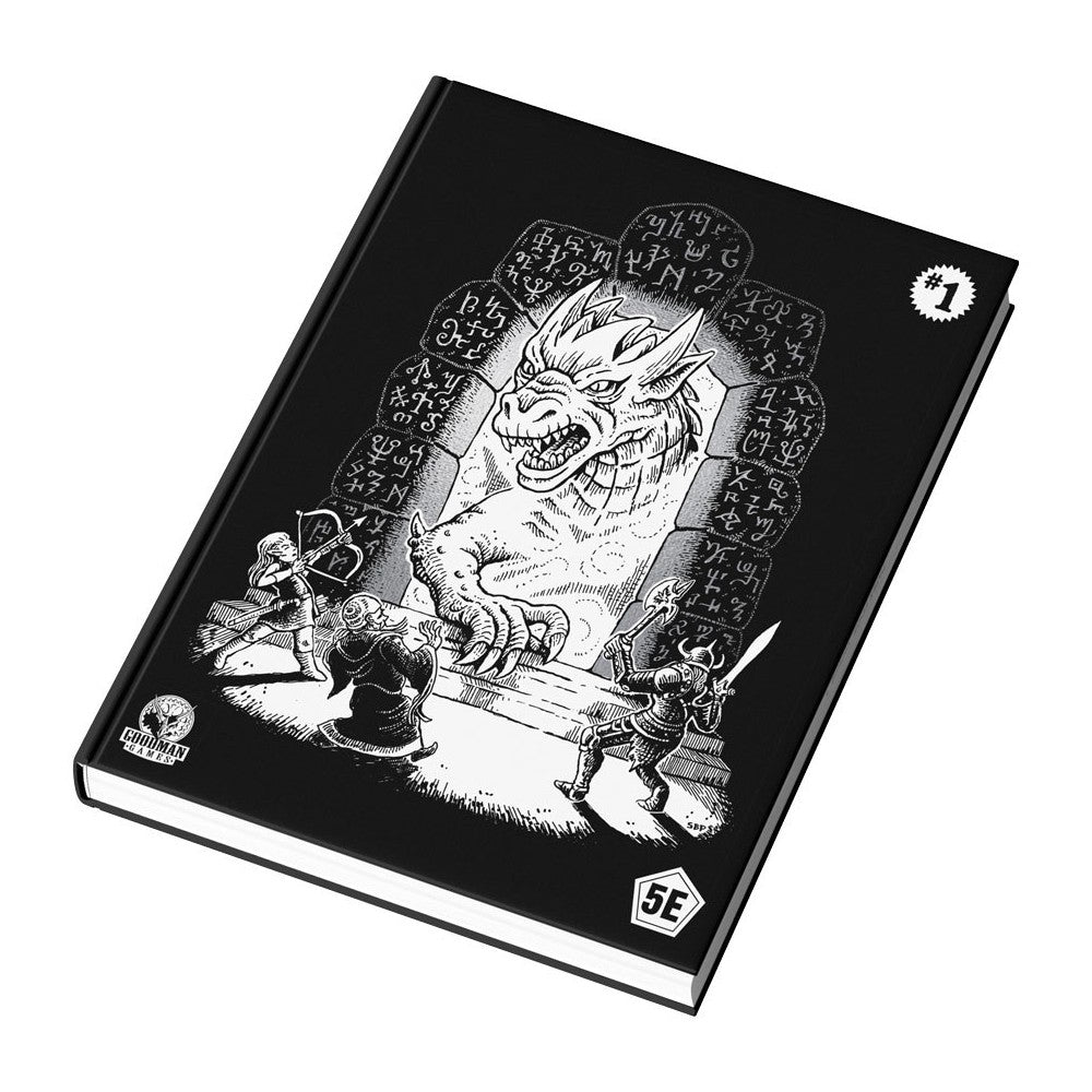 PREORDER Fifth Edition: Old School Adventures #1: Ruins of the Twilight Marches (B/W silver foil Poag)