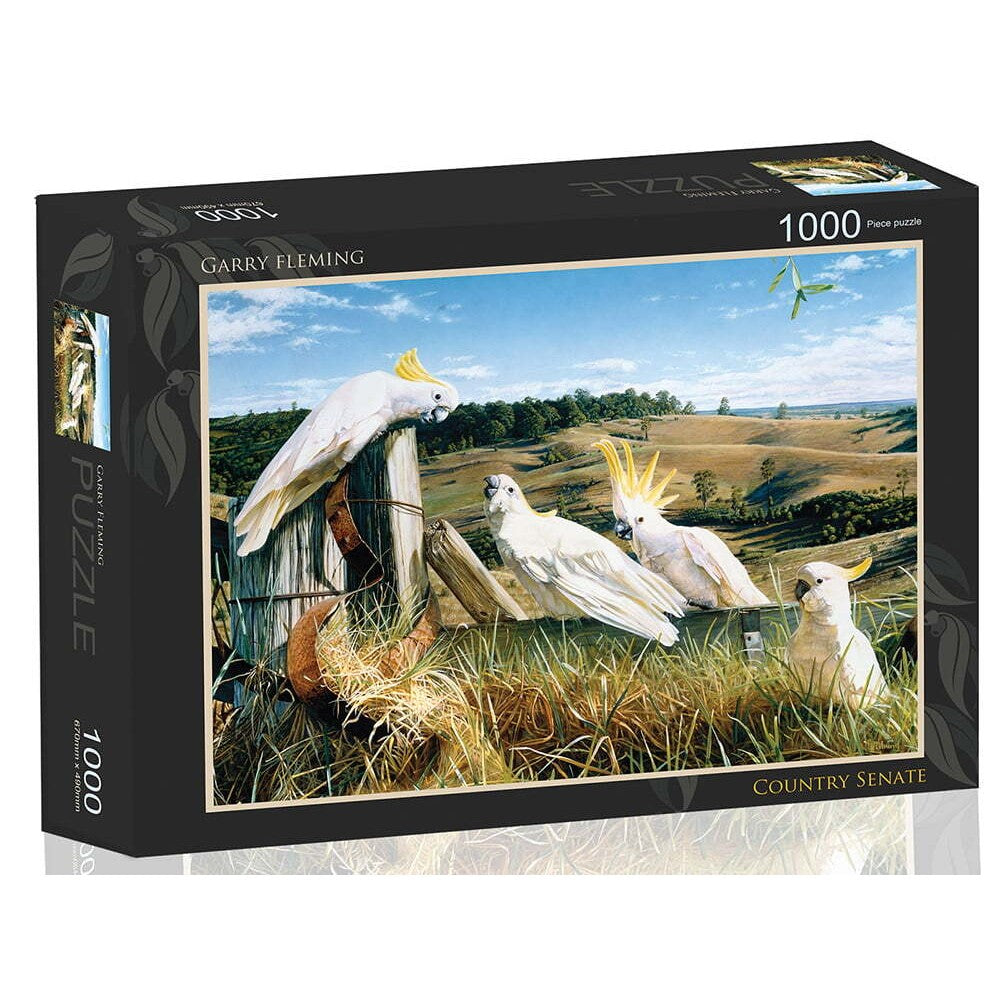 PREORDER Puzzle - Brolly - Garry Fleming Sulphur Crested Cockatoo 1000pc