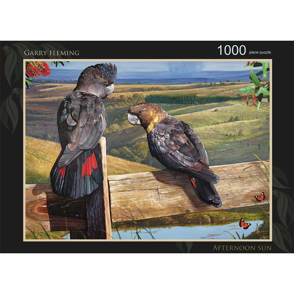 PREORDER Puzzle - Brolly - Garry Fleming Black Cockatoo 1000pc