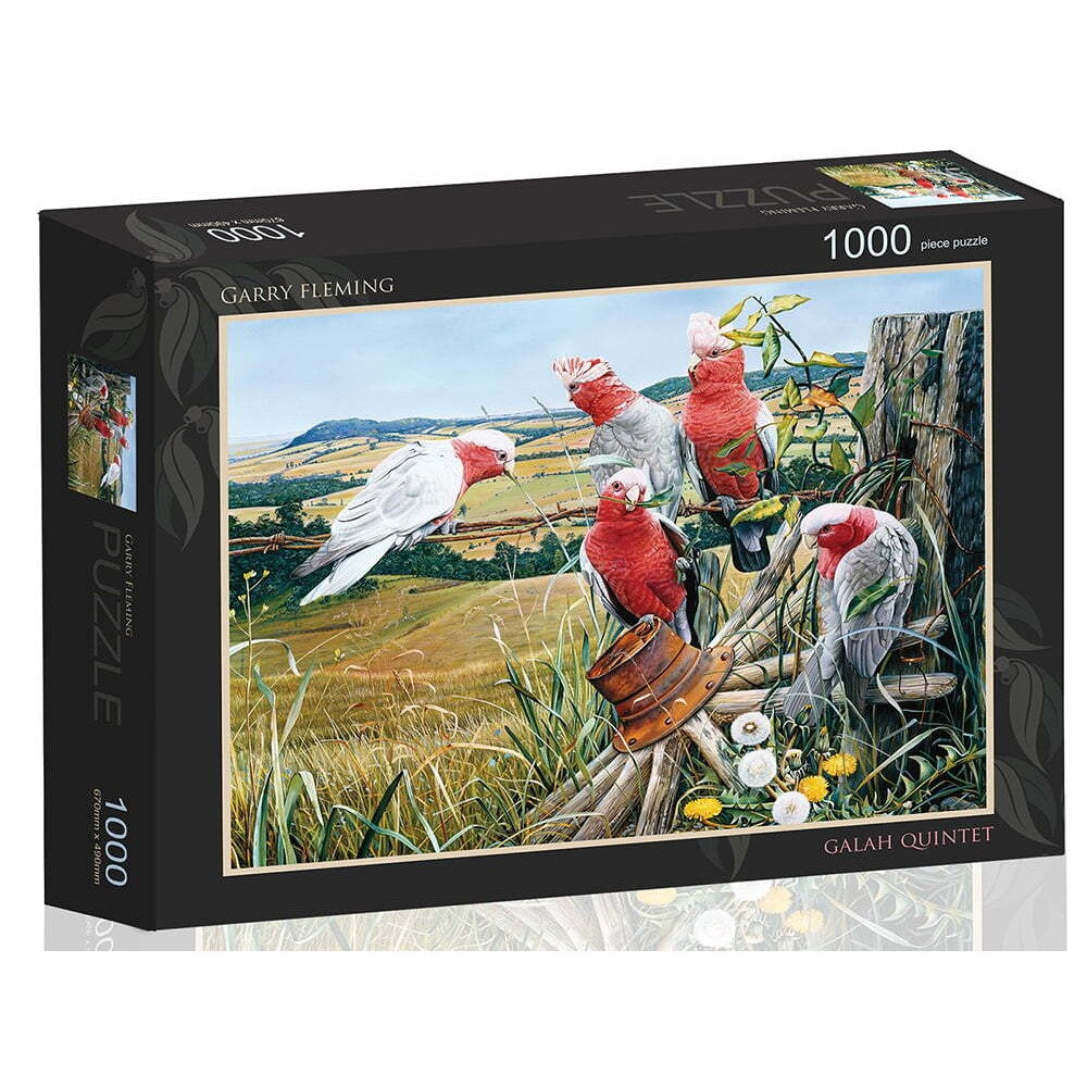 PREORDER Puzzle - Brolly - Garry Fleming  Galah Quinted 1000pc