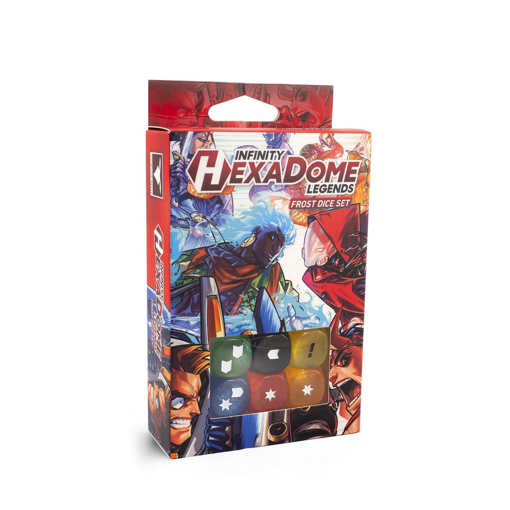 PREORDER Hexadome: Dice Set: Infinity HexaDome Legends Frost Dice Set