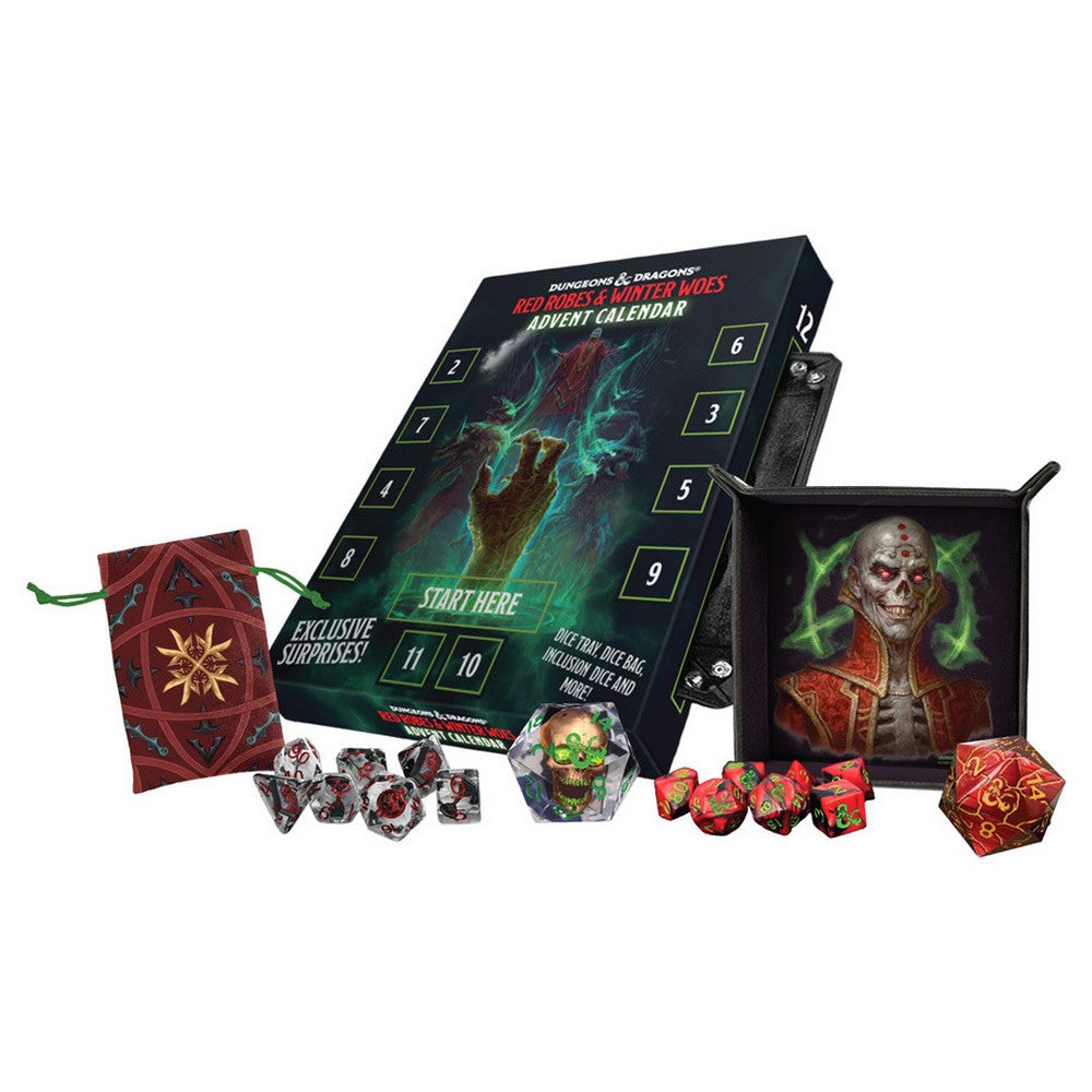 PREORDER Fanroll: D&D Red Robes & Winter Woes Advent Calendar