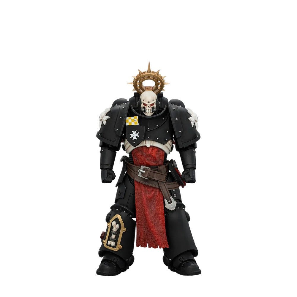 PREORDER Warhammer Collectibles: 1/18 Scale Black Templars Execrator 2 with Crozius Arcanum and Absolvor Bolt Pistol