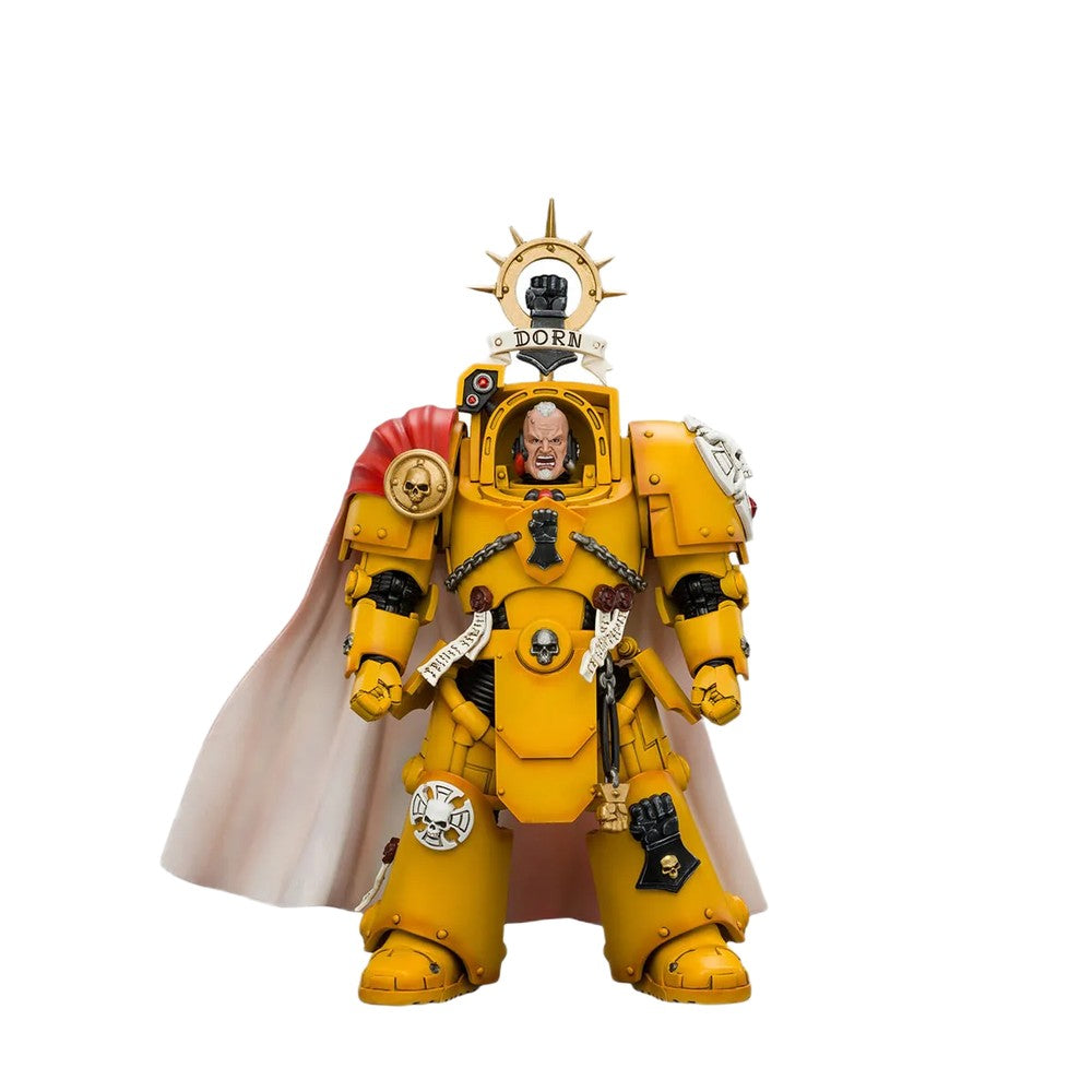 PREORDER Warhammer Collectibles: 1/18 Scale Imperial Fists Darnath Lysander with Thunder Hammer and Storm Shield