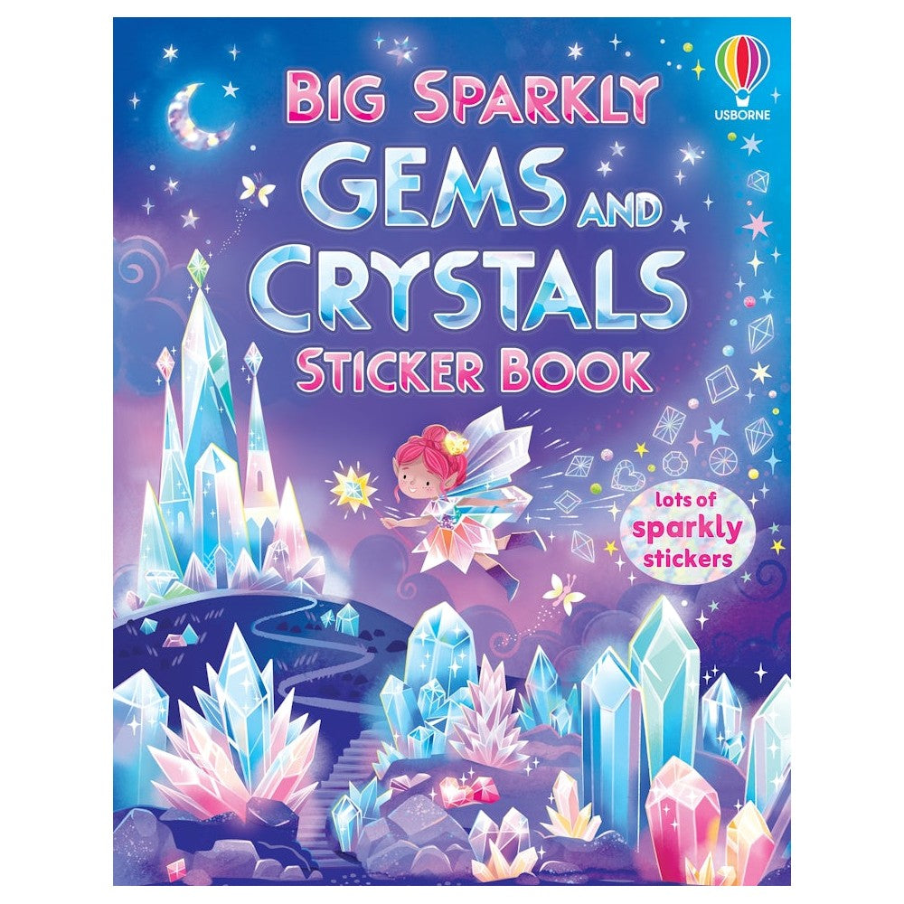 PREORDER Big Sparkly Gems and Crystals Sticker Book