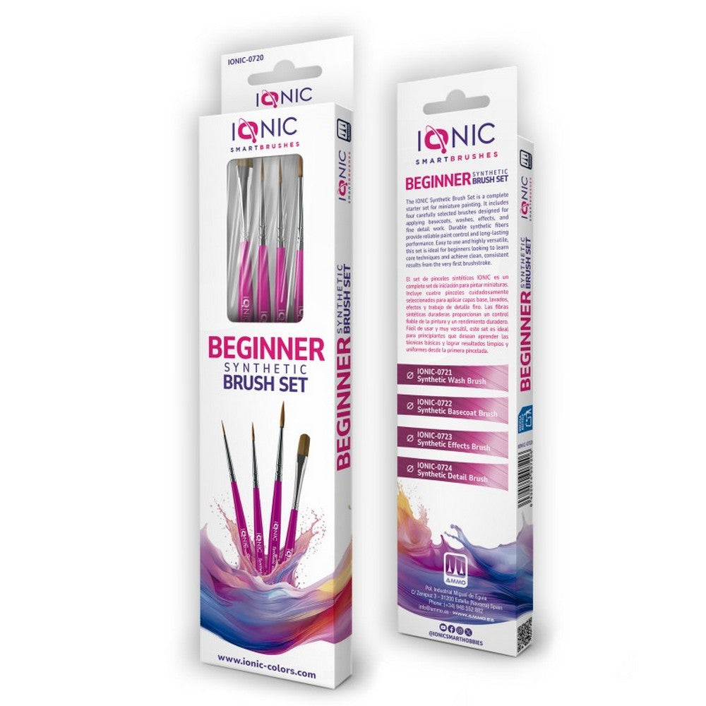 PREORDER IONIC - Beginner Synthetic Brush Set