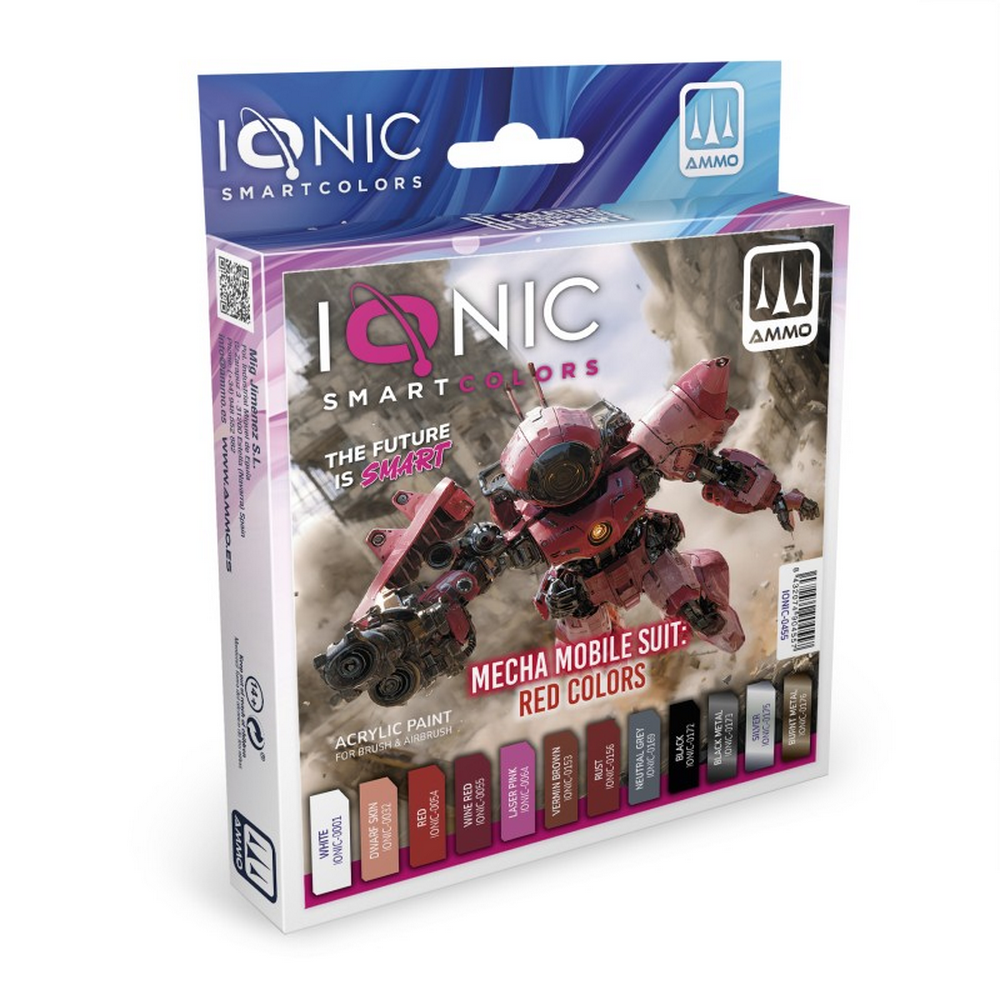 PREORDER IONIC SMART - Mecha Mobile Suit: Red colors Paint Set