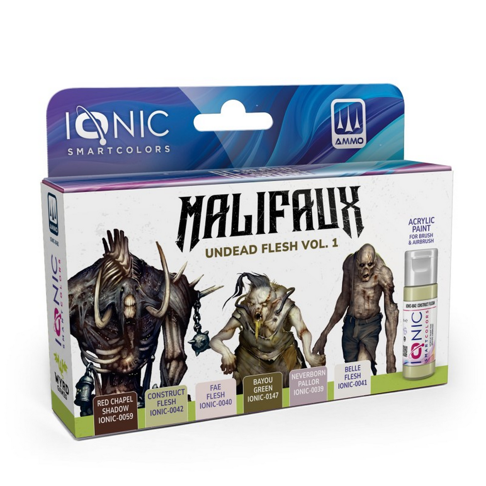 PREORDER IONIC SMART - Set Malifaux Undead Flesh Vol. 1 Paint Set