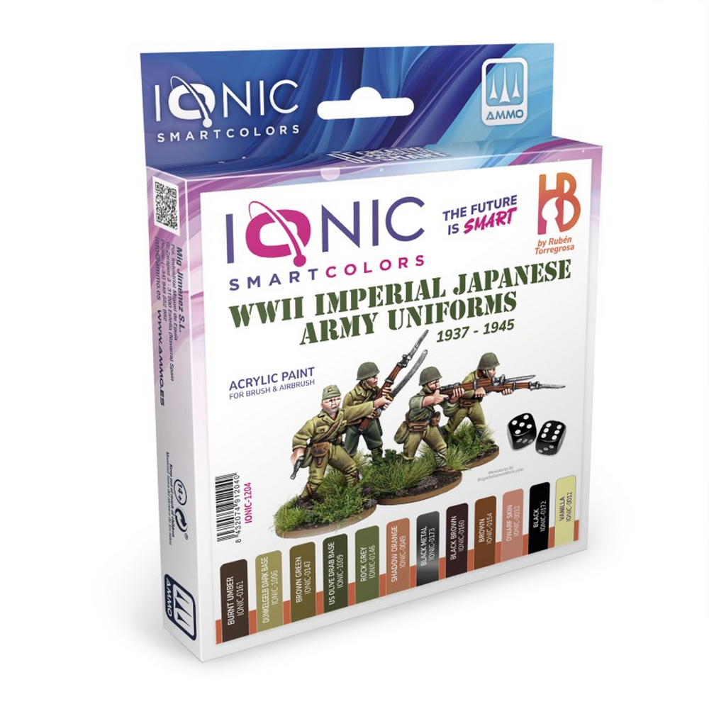 PREORDER IONIC SMART - WWII Imperial Japanese Army Uniforms 1937-1945 Paint Set