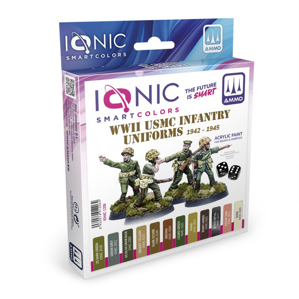 PREORDER IONIC SMART - WWII USMC Infantry Uniforms 19421945 Paint Set