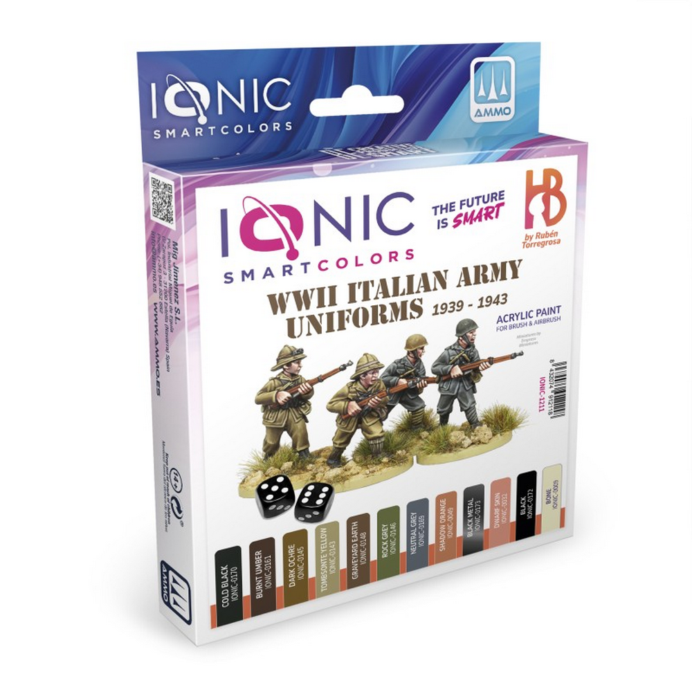 PREORDER IONIC SMART - WWII Italian Army Uniform 1939-1943 Paint Set