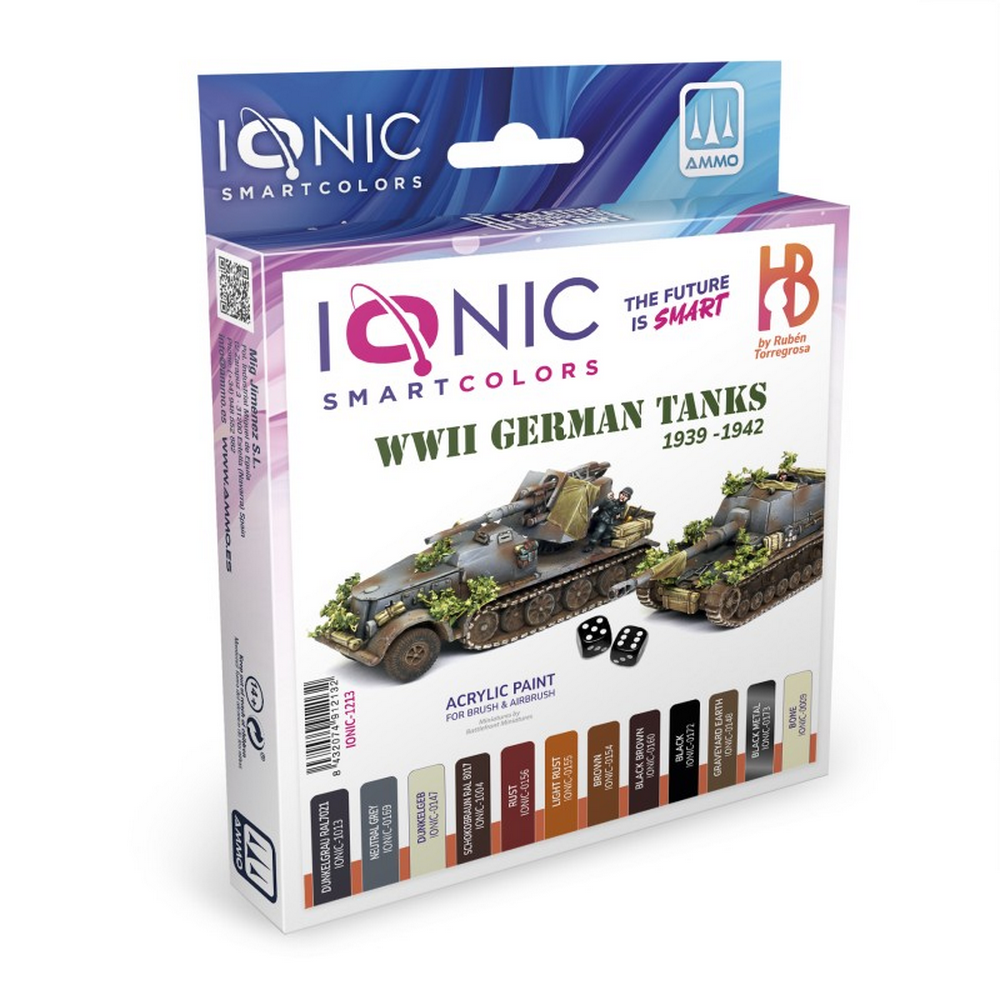 PREORDER IONIC SMART - WWII German Tanks 1939 -1942 Paint Set