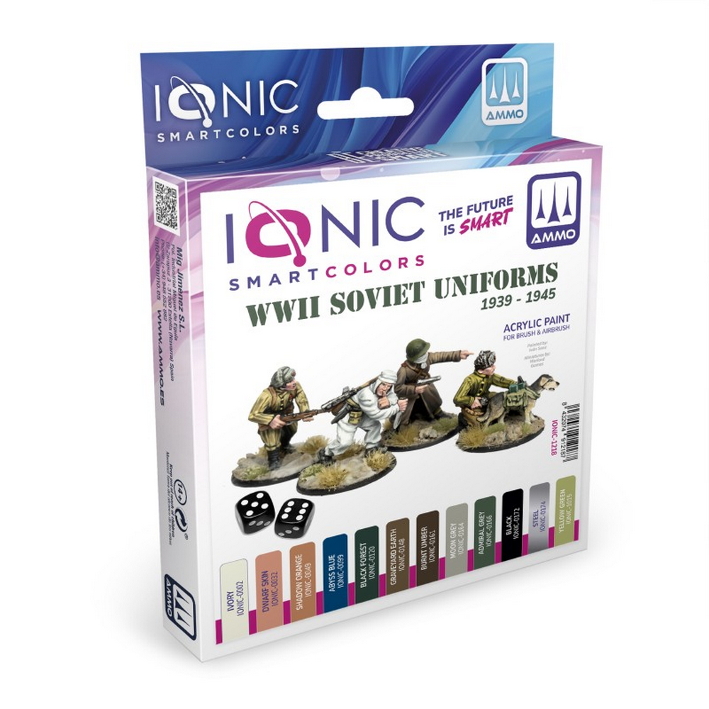 PREORDER IONIC SMART - WWII Soviet Uniforms 1939  1945 Paint Set
