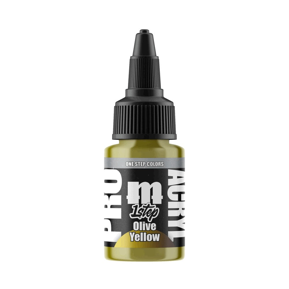 PREORDER Monument Hobbies - Pro Acryl - 1-Step Olive Yellow
