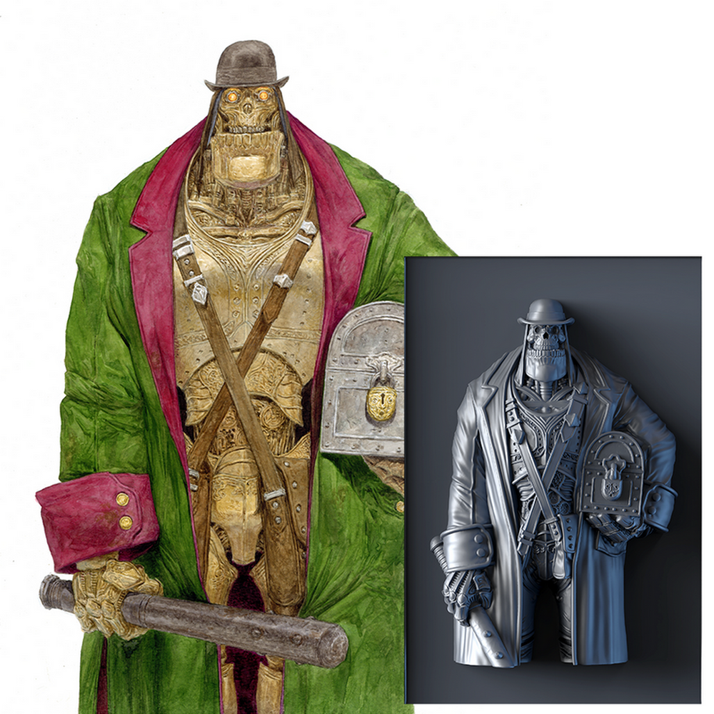 PREORDER Monument Hobbies Texture Trainer Frameables #5 - Rufus