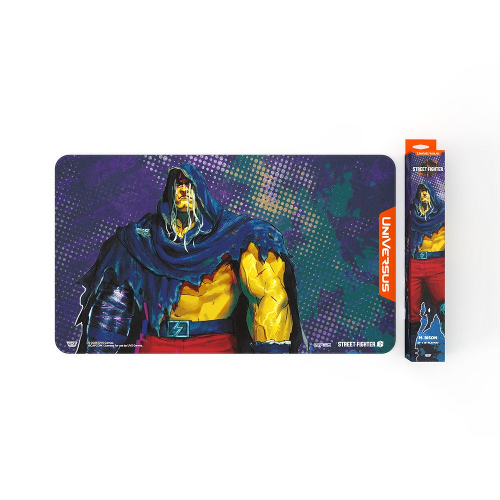 PREORDER UniVersus: Playmat  Street Fighter 6: M. Bison