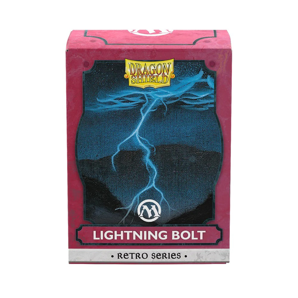 PREORDER Dragon Shield: Sleeves  Brushed Art  MTG Retro Series: Lightning Bolt