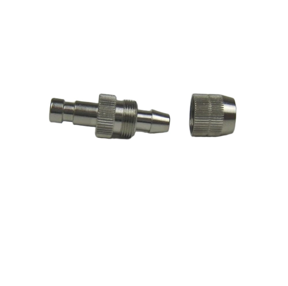 PREORDER H&S Airbrushes - plug in nipple 2.7mm - with screw socket for hose 4x7mm
