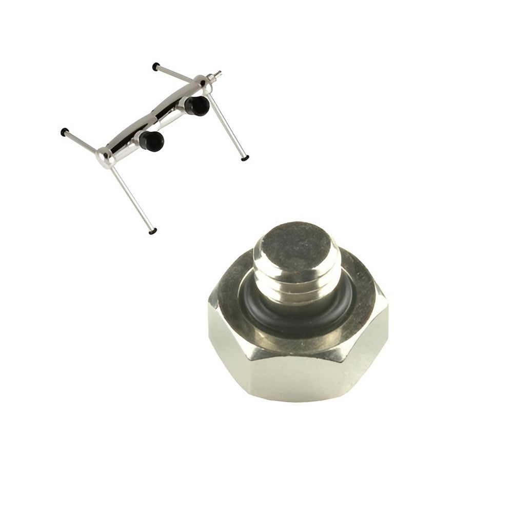 PREORDER H&S Airbrushes - closing screw M5 male thread - for 2 till 6 manifold (#104223)