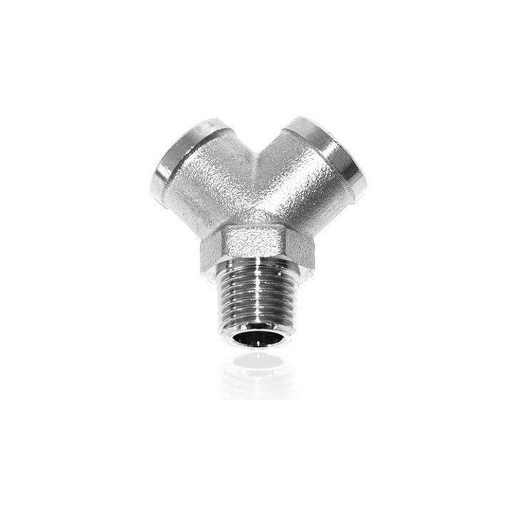 PREORDER H&S Airbrushes - 2 way manifold 1/4 - G 1/4 male thread - 2x G 1/4 female thread