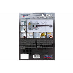 PREORDER H&S Airbrushes - stencil Mural Structure 1 template - ~A4 - solvent resistent