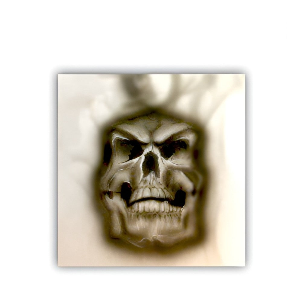 PREORDER H&S Airbrushes - stencil Scull 2 - 1 XL template - ~58x96cm - solvent resistent front view