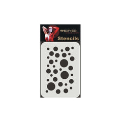 PREORDER H&S Airbrushes - Senjo-Color stencil - A4 bodyart stencil - circle 1
