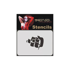 PREORDER H&S Airbrushes - Senjo-Color stencil - A6 bodyart stencil - boat 3