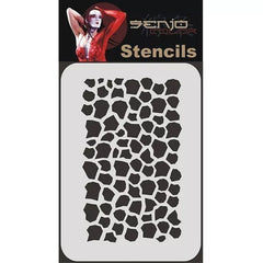 PREORDER H&S Airbrushes - Senjo-Color Stencil - A5 Bodyart Stencil - reptiles 1