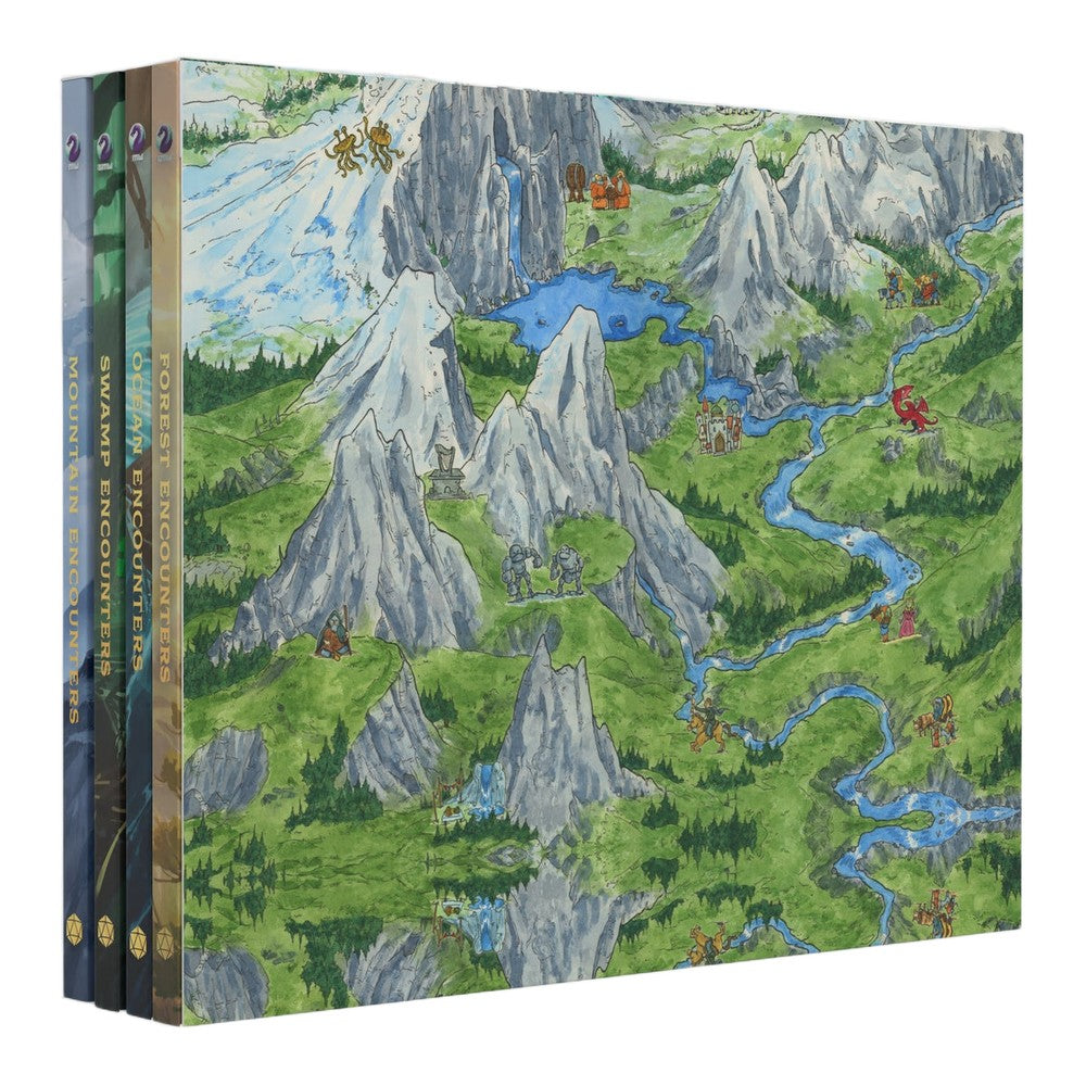 PREORDER Encounters at a Glance: Into the Wild: Sleeved Biome Book Bundle - Scratch & Fold Edition