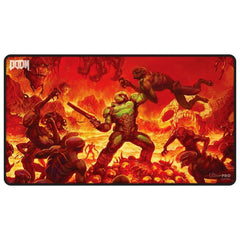 PREORDER Ultra Pro: UP16916 DOOM - Creatures of Hell Black-Stitched Playmat