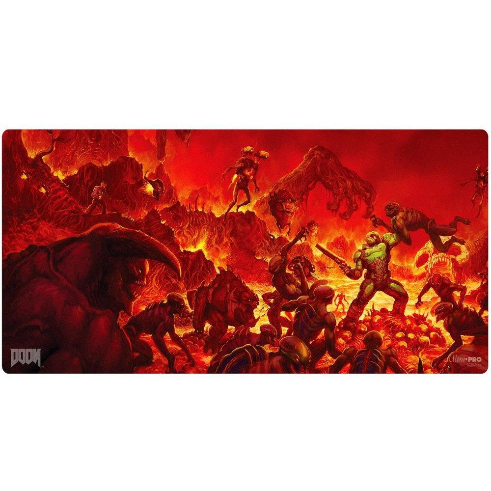 PREORDER Ultra Pro: UP16917 DOOM - Creatures of Hell Extended Playmat