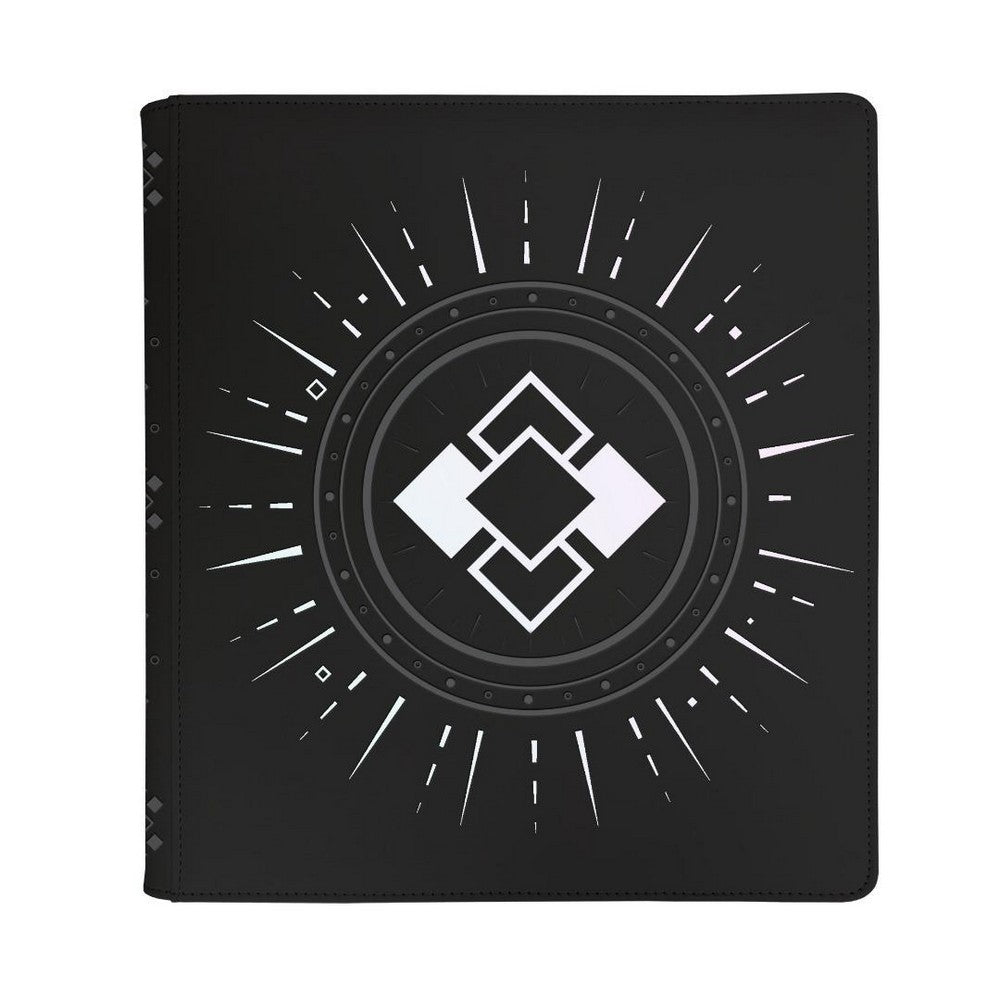PREORDER Ultra Pro: UP16972 Obsidian 12-Pocket Zippered Premium PRO-BINDER for Tabletop Gaming