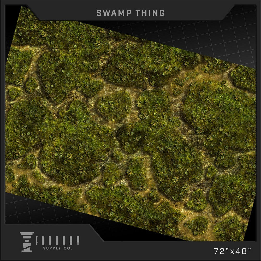 PREORDER Foundry Supply - BattleMat - Swamp Thing (48x72)