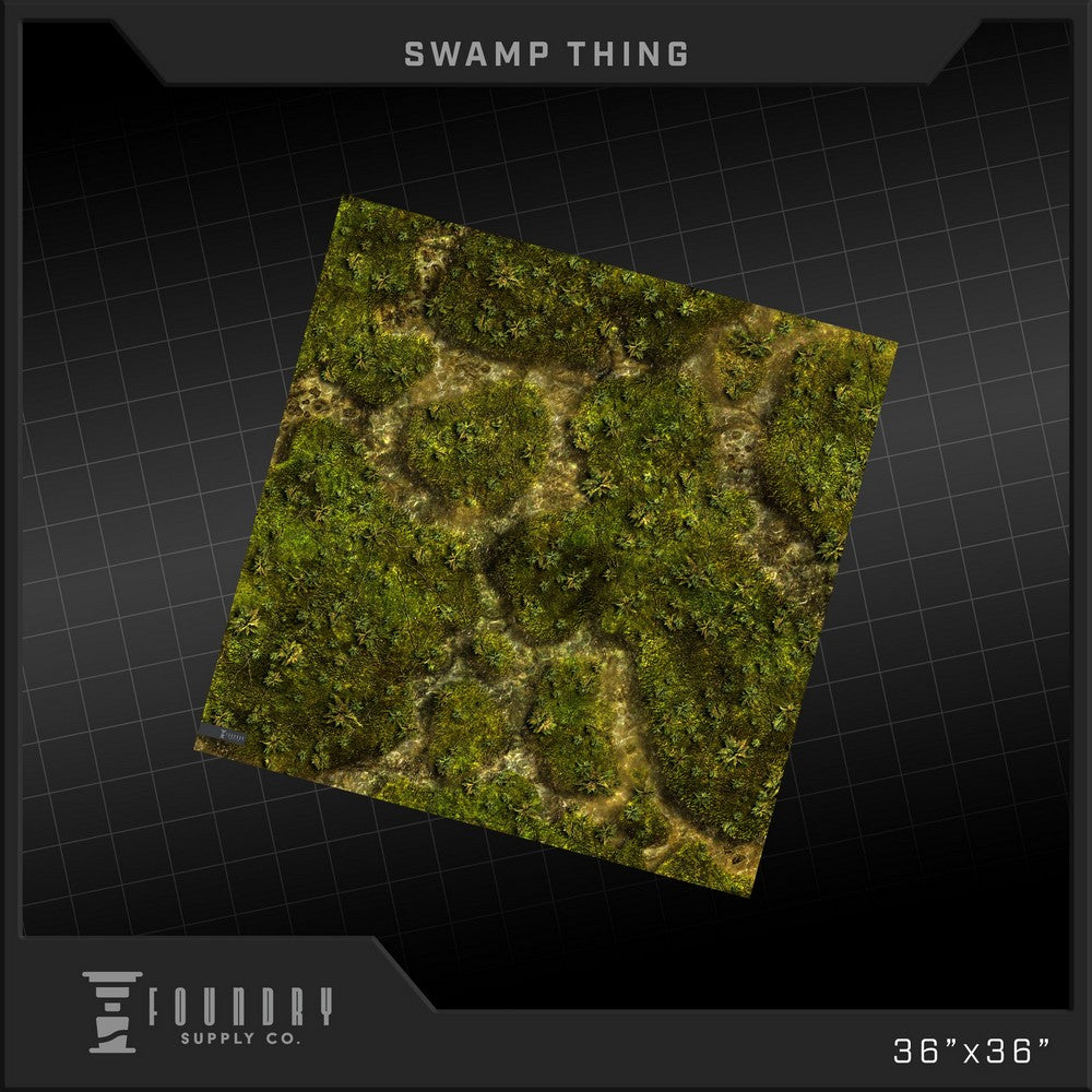 PREORDER Foundry Supply - BattleMat - Swamp Thing (36x36)