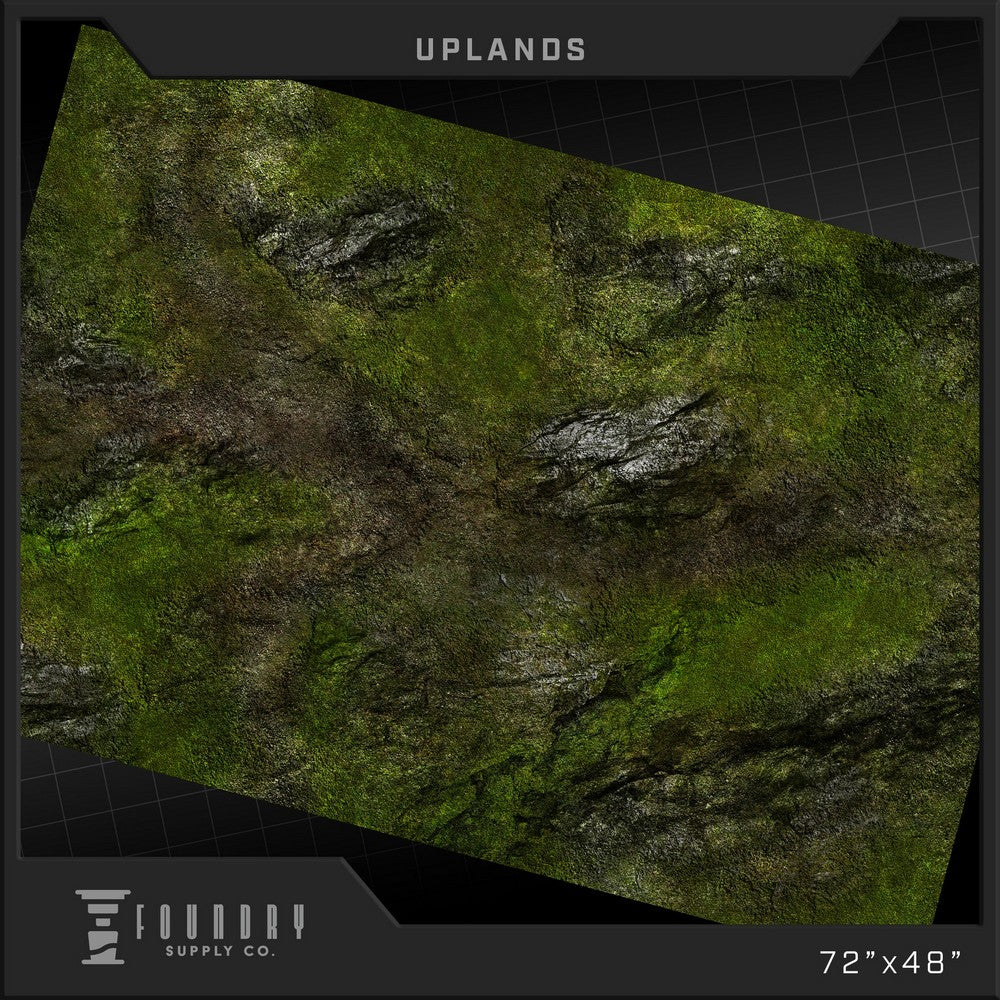 PREORDER Foundry Supply - BattleMat - Uplands (48x72)