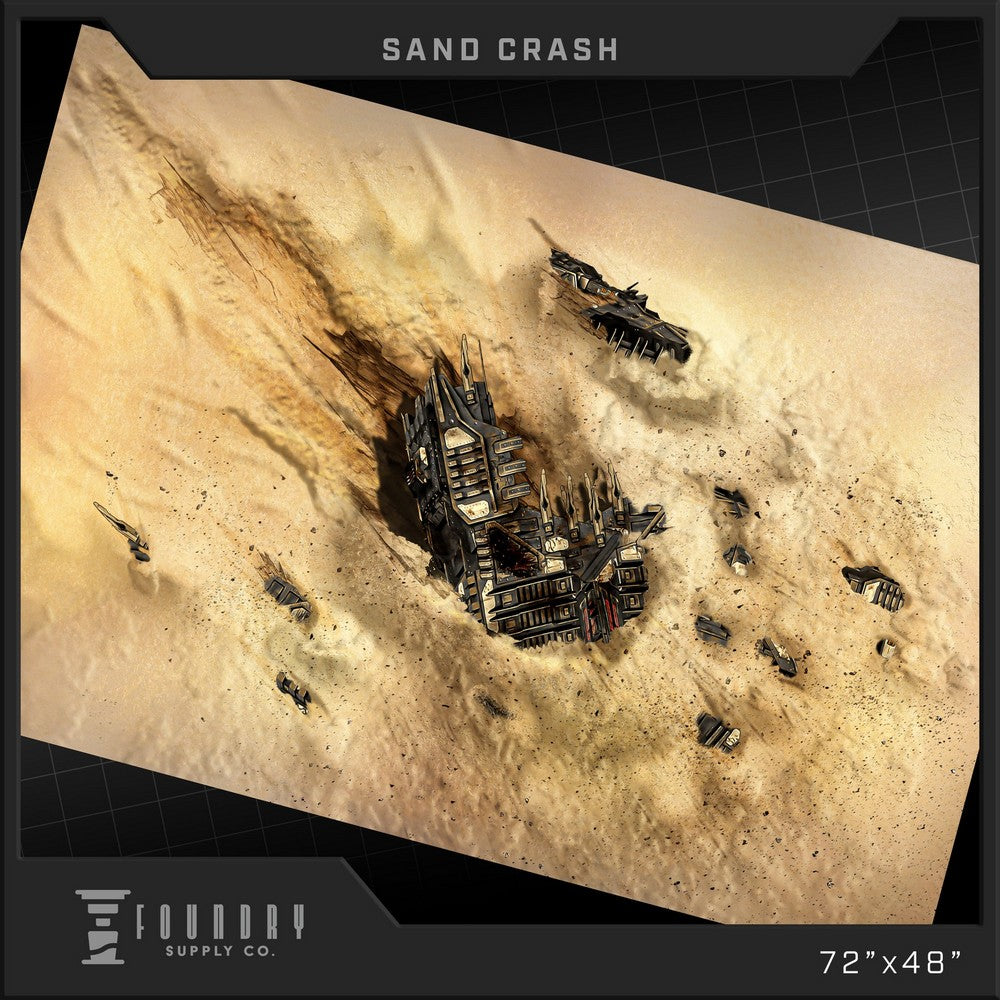 PREORDER Foundry Supply - BattleMat - Sand Crash (48x72)