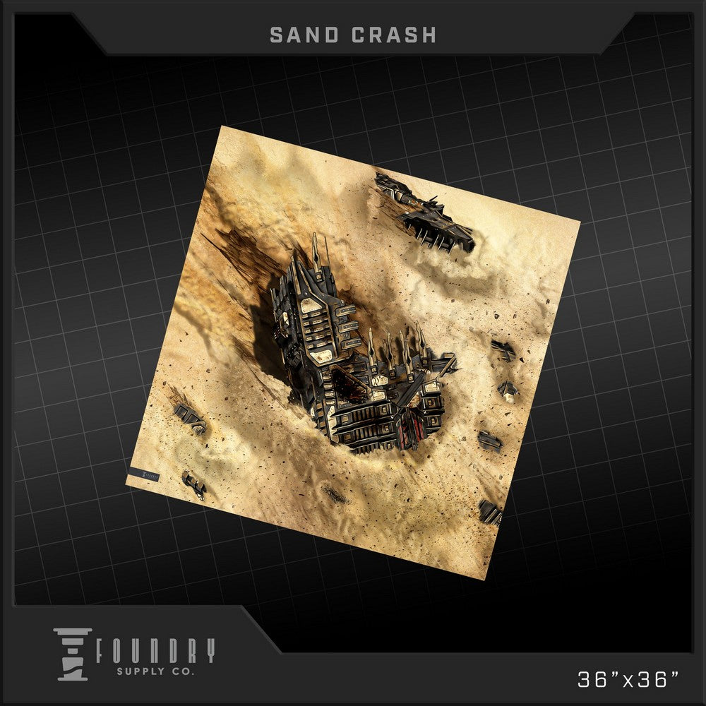 PREORDER Foundry Supply - BattleMat - Sand Crash (36x36)