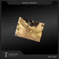 PREORDER Foundry Supply - BattleMat - Sand Crash (22x30)