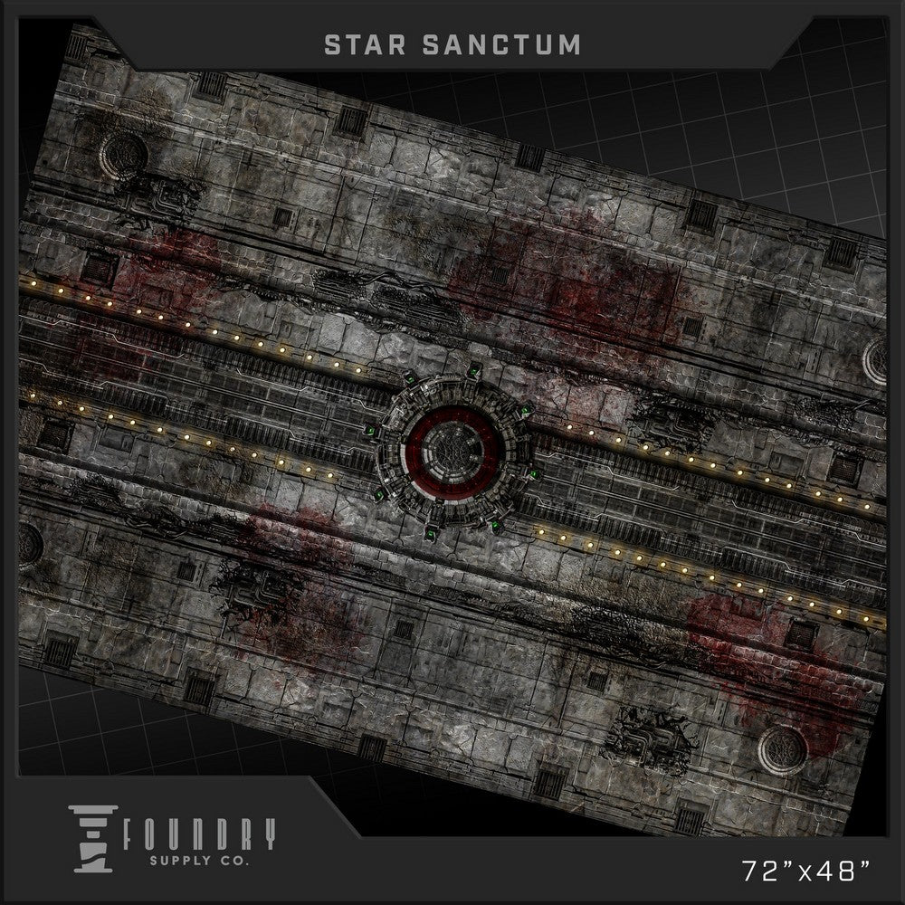 PREORDER Foundry Supply - BattleMat - Star Sanctum (48x72)