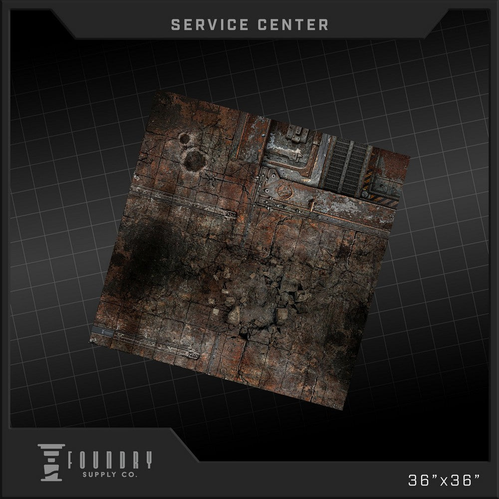 PREORDER Foundry Supply - BattleMat - Service Center (36x36)