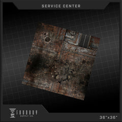 PREORDER Foundry Supply - BattleMat - Service Center (36x36)